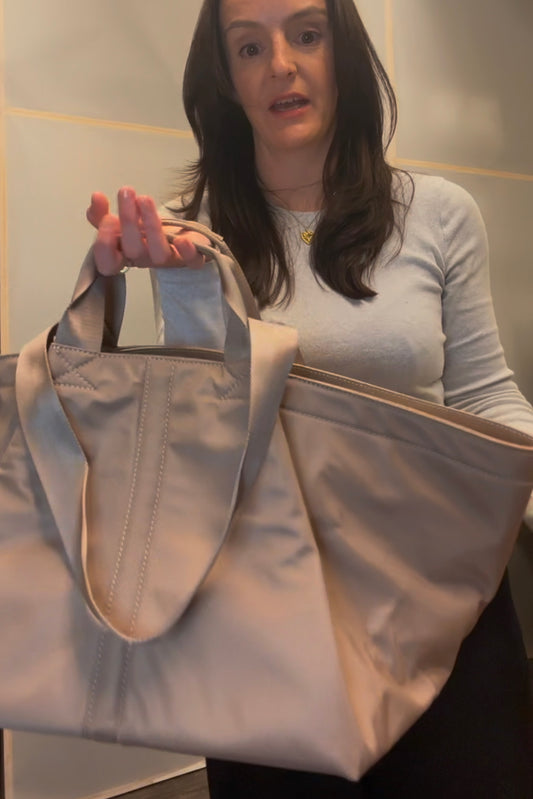 SAMPLE SALE : Fortune Tote - Tan