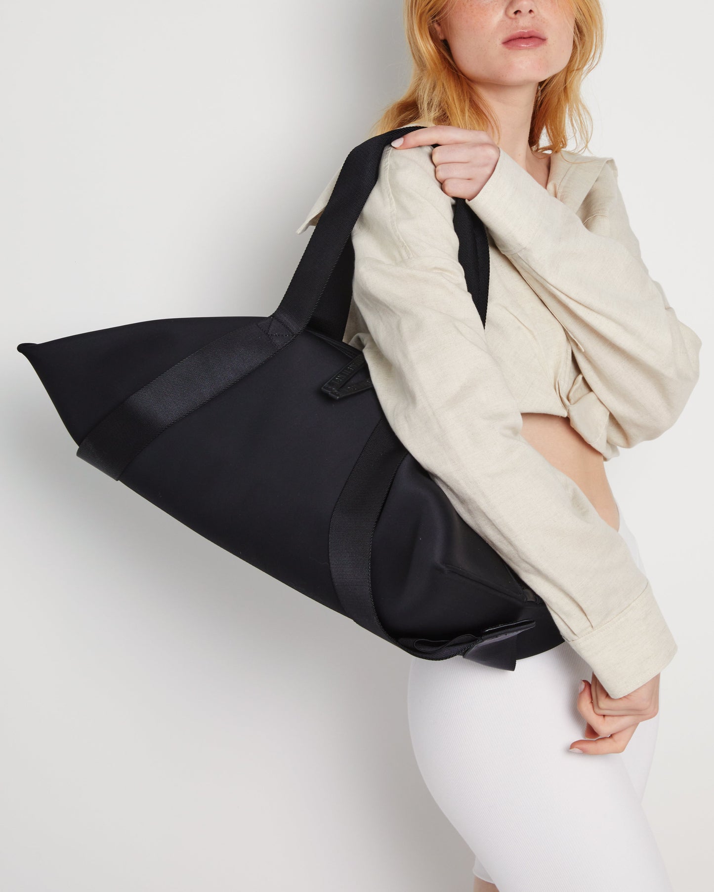 SAMPLE SALE: Yoga Bag - Black Scuba