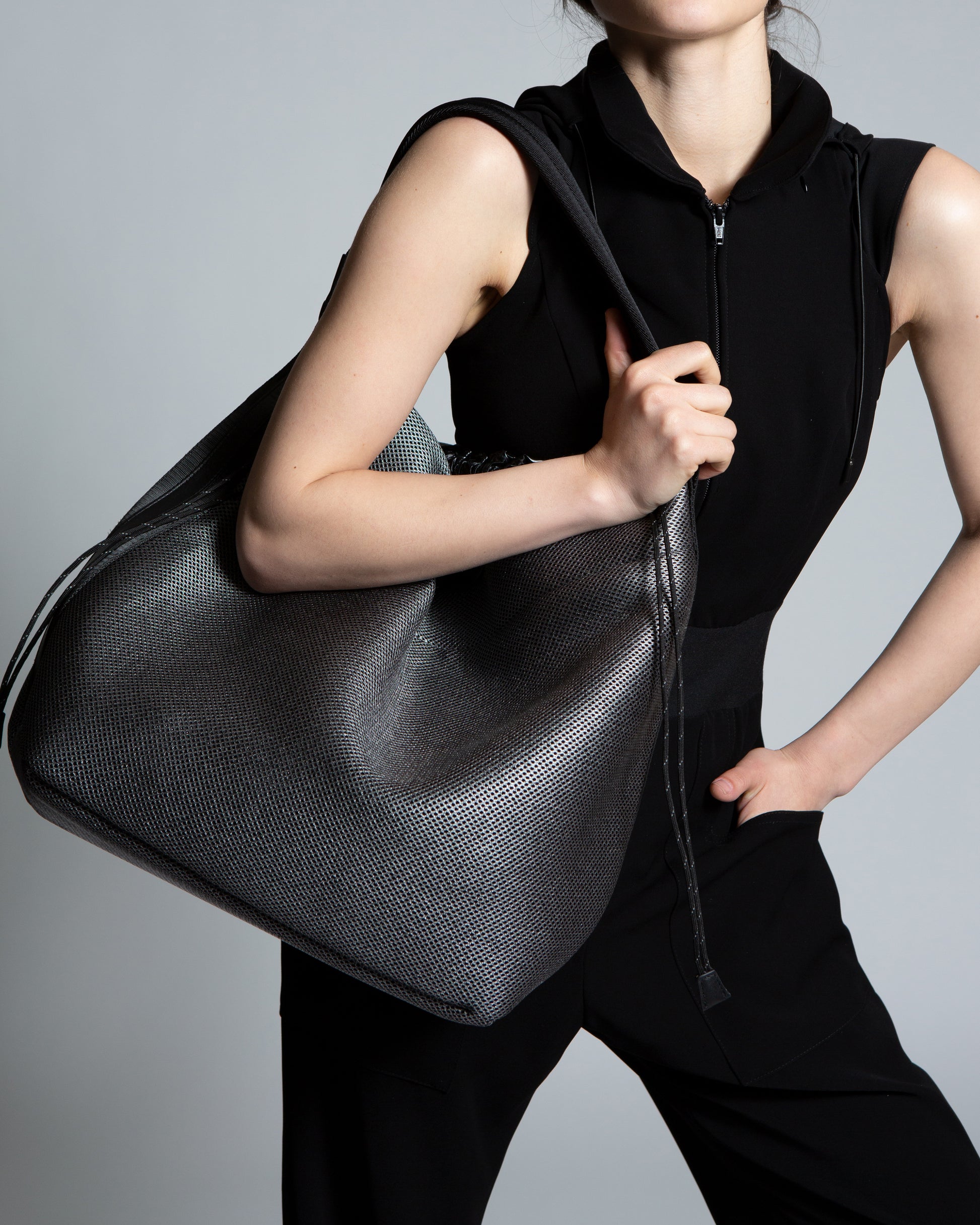 Ganni 'swing' Shoulder Bag in Black | Lyst