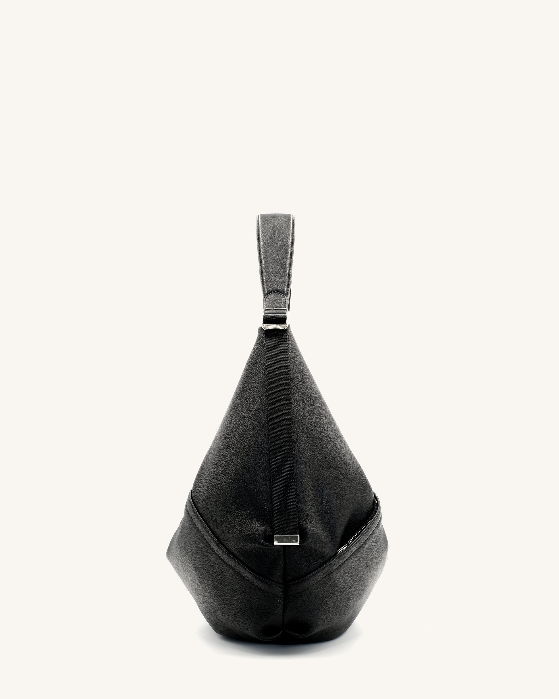 Hammock Bag - Black Pebble Leather – TRANSIENCE