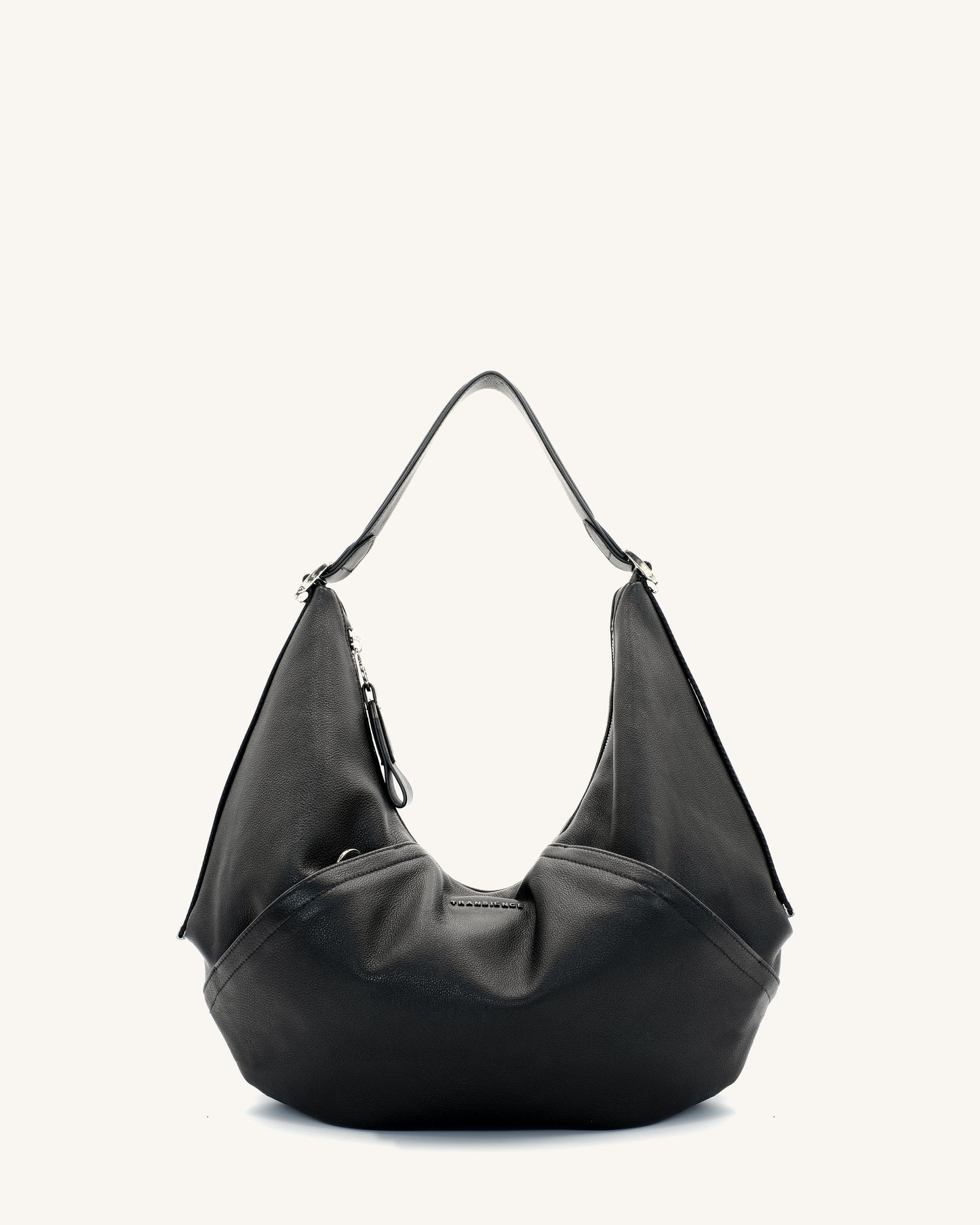 Hammock Bag - Black pebble leather